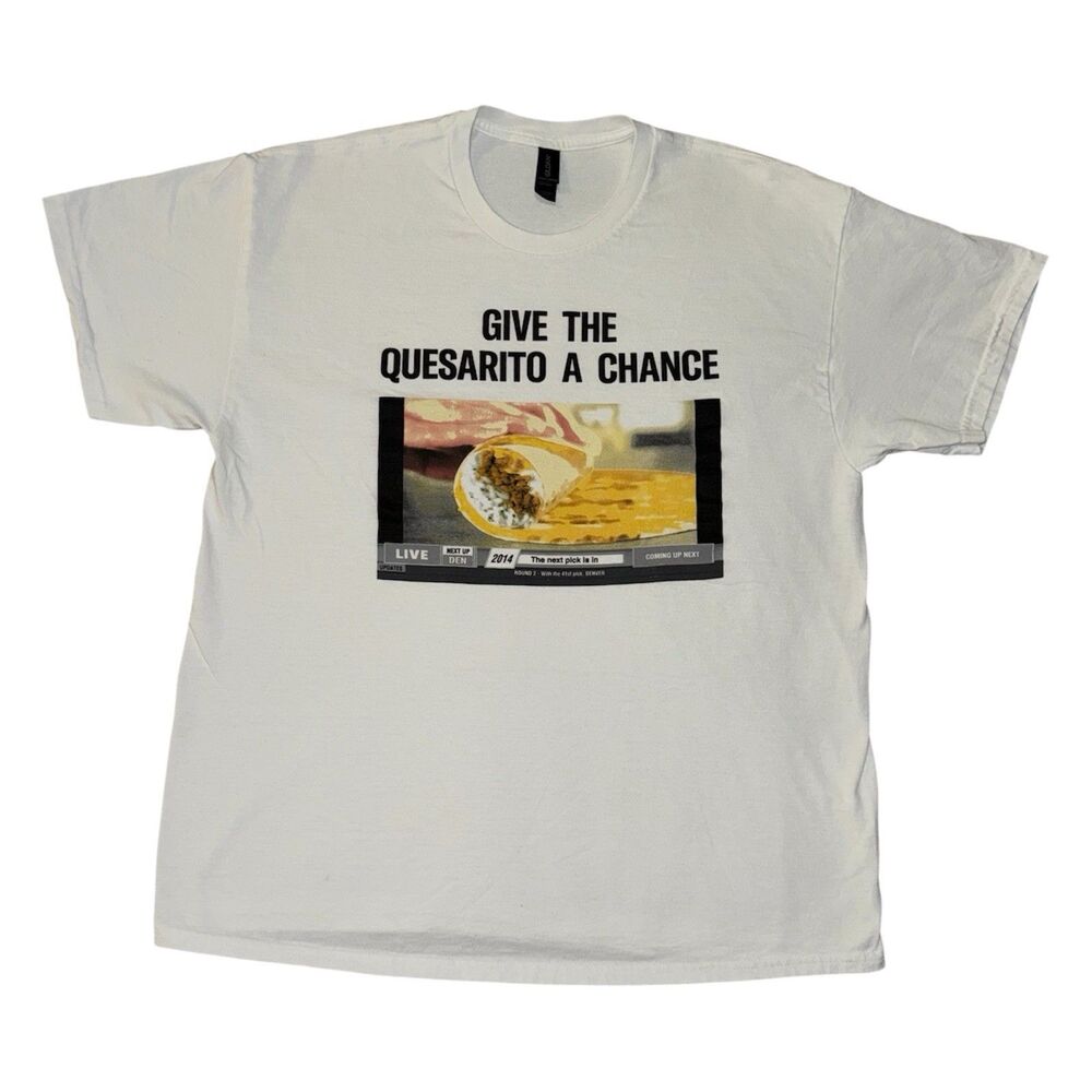 NEW Denver Nuggets Taco Bell Quesarito Nikola Jokic T Shirt XL Stadium Giveaway